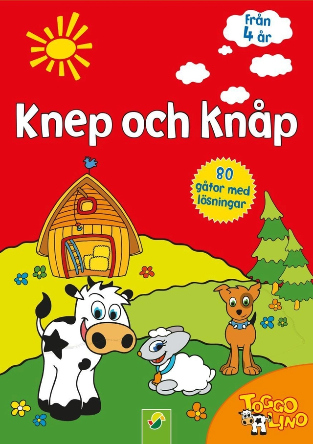 Knep och knåp : 80 gåtor med lösningar (röd); Ulrika Junker Miranda, Jutta Langer S. L, Christian Ortega; 2016