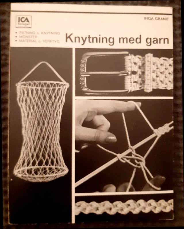 Knytning med garn; Inga Granit; 1972