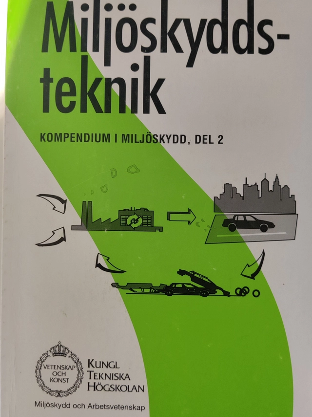 Kompendium i miljöskydd · D. 2 · Miljöskyddsteknik; Per Olof Persson; 1993