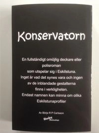 Konservatorn; Carlsson Börje; 2016