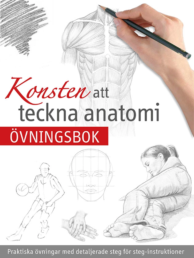 Konsten att teckna anatomi : övningsbok; Birgitta Melén, Karin Sjöbeck; 2019
