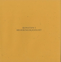 Konsten i Regeringskansliet; Patrik Förberg, Mailis Stensman; 1998