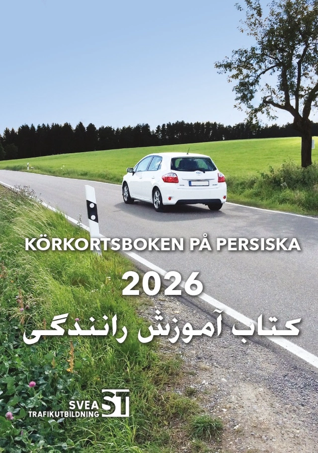 Körkortsboken på Persiska 2026; Svea Trafikutbildning; 2026