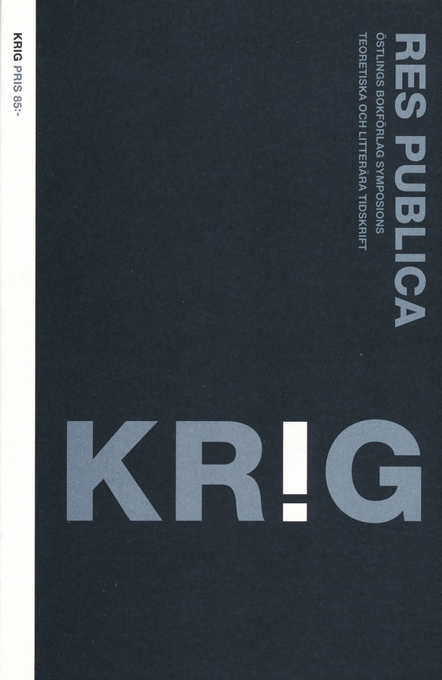 Krig; Ingemar Karlsson; 2002