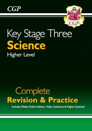 KS3 Science Complete Revision & Practice - Higher (includes Online Edition, Videos & Quizzes); Cgp Books; 2023