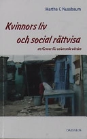 Kvinnors liv; Martha Nussbaum; 2002