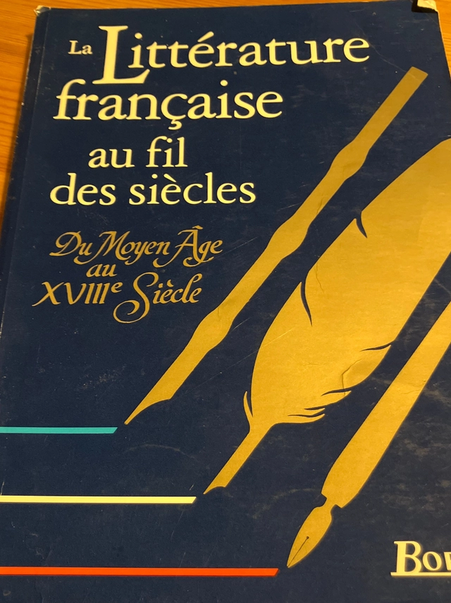 La littérature française au fil des siècles; Pierre Deshusses; 1994