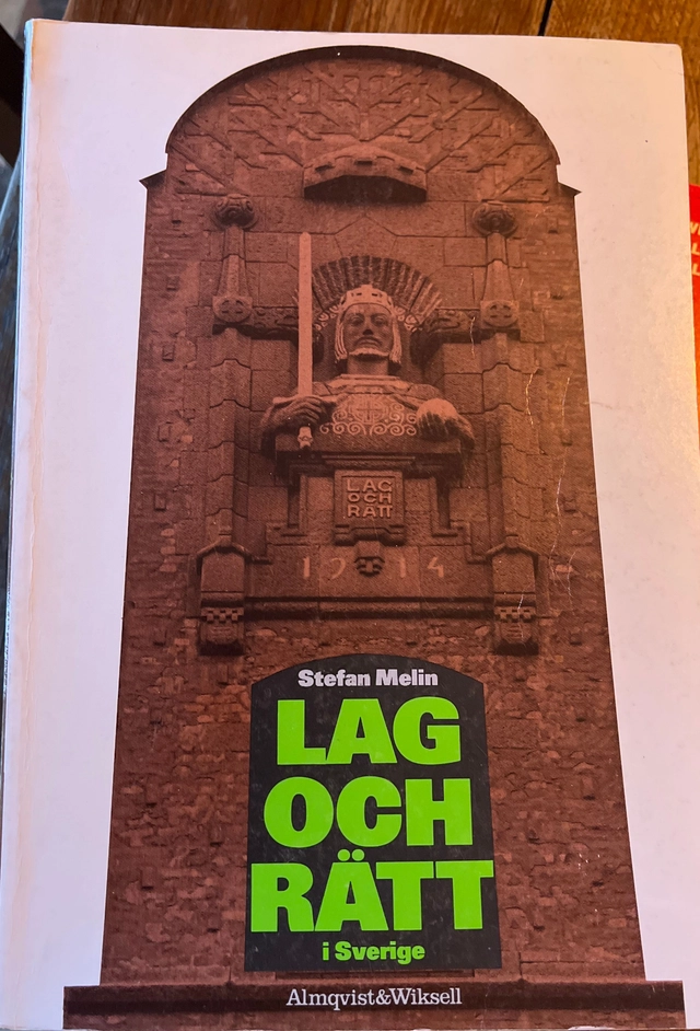 Lag och rätt; Stefan Melin; 1990