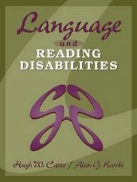 Language and reading disabilities; Hugh W Catts; 1999