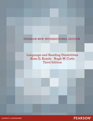 Language and reading disabilities; Alan G. Kamhi; 2014