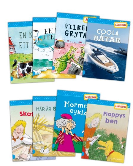 Läsresan nivåbokspaket 2 volym 1; 2019