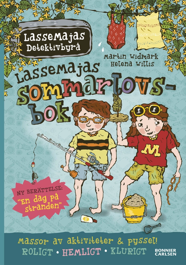 LasseMajas sommarlovsbok. En dag på stranden; Martin Widmark; 2019
