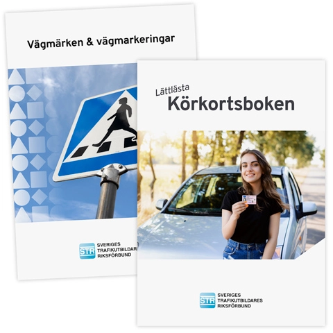 Lättlästa Körkortsboken; Sveriges trafikutbildares riksförbund, Sveriges trafikskolors riksförbund; 2021