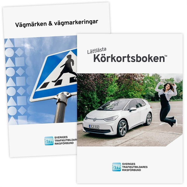 Lättlästa Körkortsboken; Sveriges trafikutbildares riksförbund, Sveriges trafikskolors riksförbund; 2024