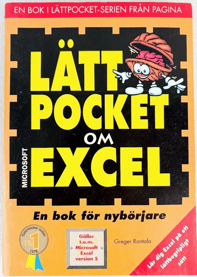 Lättpocket om Excel; Greger Rantala; 1995
