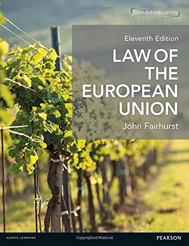 Law of the European Union; John Fairhurst; 2016