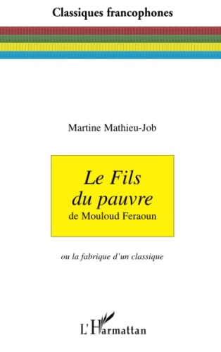 Le fils du pauvre; Martine Mathieu Job; 2024