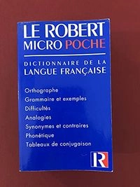 Le Robert Micro Poche; Diccionario de francés