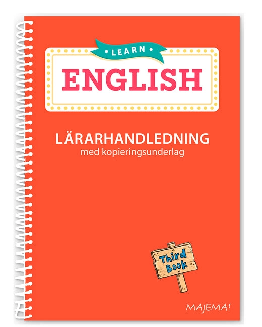 Learn English Third Book åk 3 lärarhandledning; Annika Mårtensson; 2025