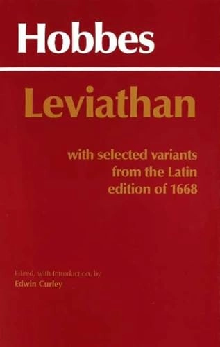 Leviathan : with selected variants from the Latin edition of 1668; Thomas Hobbes; 1994