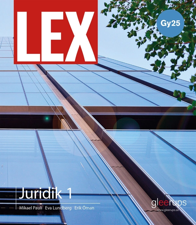 LEX Juridik 1 - Gy25; Eva Lundberg, Mikael Pauli, Erik Öman; 2025