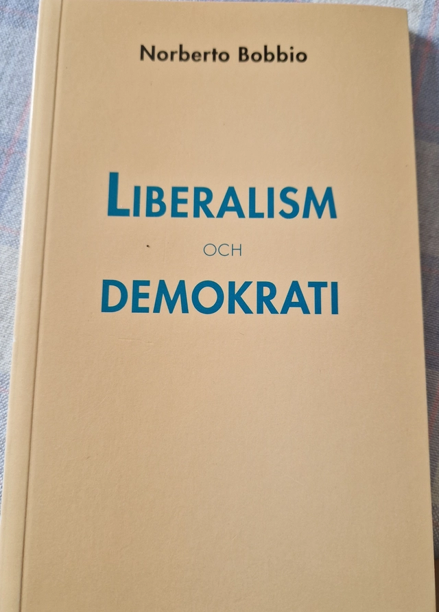 Liberalism och demokrati; Norberto Bobbio; 1994