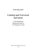 Limited and universal salvation; Sven Hillert; 2000