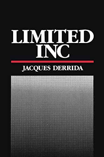 Limited Inc; Jacques Derrida; 1988