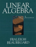 Linear algebra; John B. Fraleigh; 1995