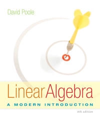 Linear algebra : a modern introduction; David Poole; 2015