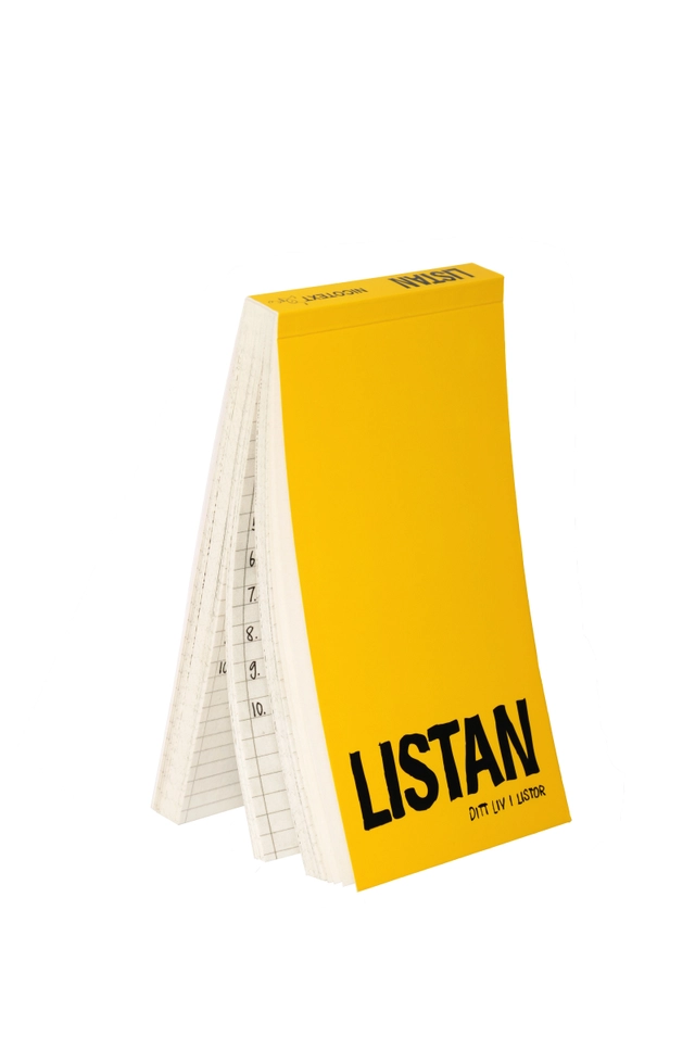 Listan : ditt liv i listor; Sara Starkström; 2010