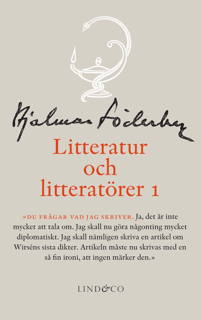 Litteratur och litteratörer 1. Litteraturkritik; Hjalmar Söderberg; 2017