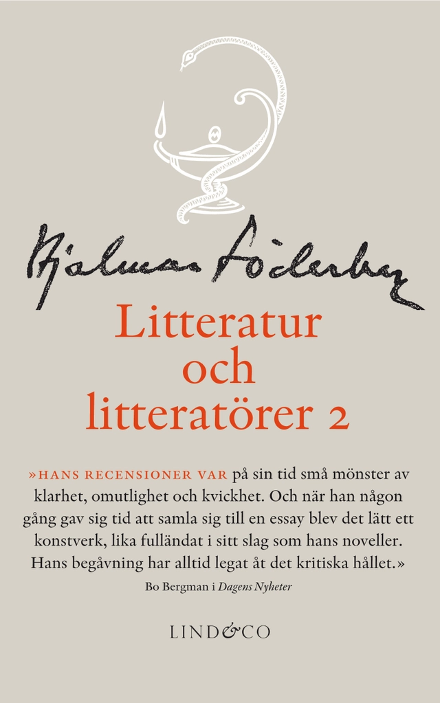 Litteratur och litteratörer 2. Litteraturkritik; Hjalmar Söderberg; 2017
