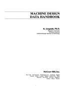 Machine design data handbook; K. Lingaiah; 1993