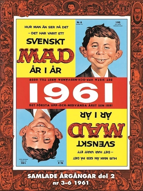 MAD - samlade årgångar. Del 2, Nr 3-6 1961; Germund von Wowern, Lasse O'Månsson; 2014