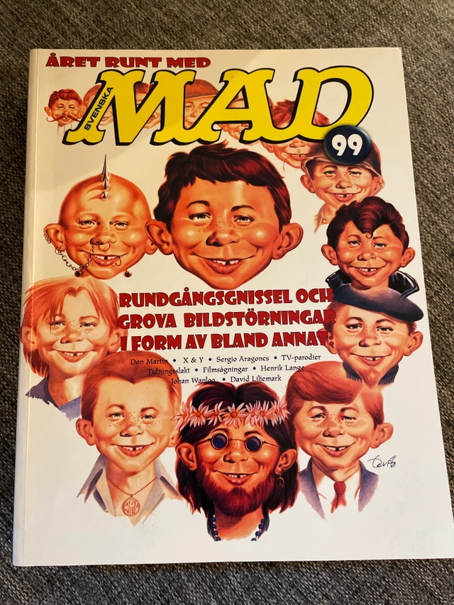 Mad snöar in på sextiotalet : det bästa från decenniet / av "det vanliga gänget fårskallar"; Johan Andreasson; 1997
