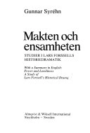 Makten och Ensamheten; G Syrehn; 1985