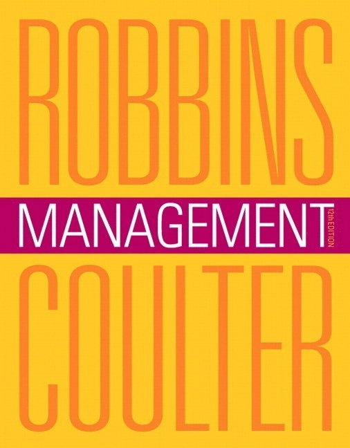 Management; Stephen P. Robbins, Mary K. Coulter; 2013