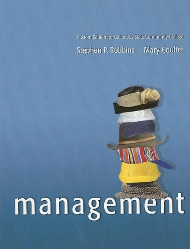Management; Stephen P. Robbins, Mary K. Coulter; 2005