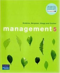Management; Robbins & Bergman & Stagg, Stephen P. Robbins; 2009