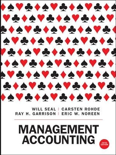 Management accounting; Will Seal; 2015