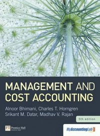 Management and cost accounting; Alnoor Bhimani; 2012