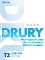 Management and Cost Accounting Student Manual; Drury, Tayles; 2023