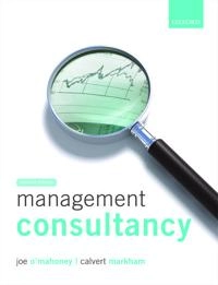 Management consultancy; Joe O'Mahoney; 2013
