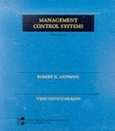 Management control systems; Robert N. Anthony; 2001