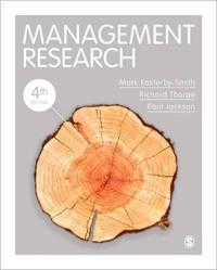 Management research; Mark Easterby-Smith; 2012