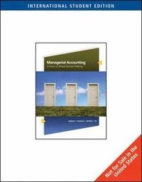 Managerial Accounting; Sawyers Roby, Jackson Steve; 2008
