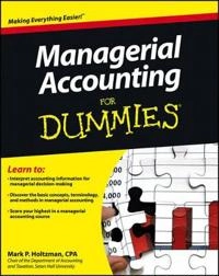 Managerial Accounting For Dummies; Consumer Dummies; 2013