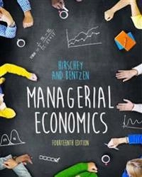 Managerial economics; Mark Hirschey; 2016