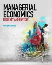 Managerial economics; Mark Hirschey; 2014
